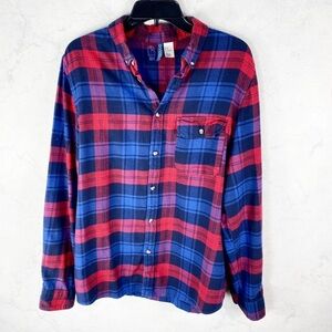 [H&M] Classic Plaid Button Down Shirt